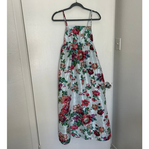 NWT BHLDN Sophia Apron Top Jacquard Midi Dress - Picture 4 of 9